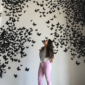 Purple super stretch jeggings